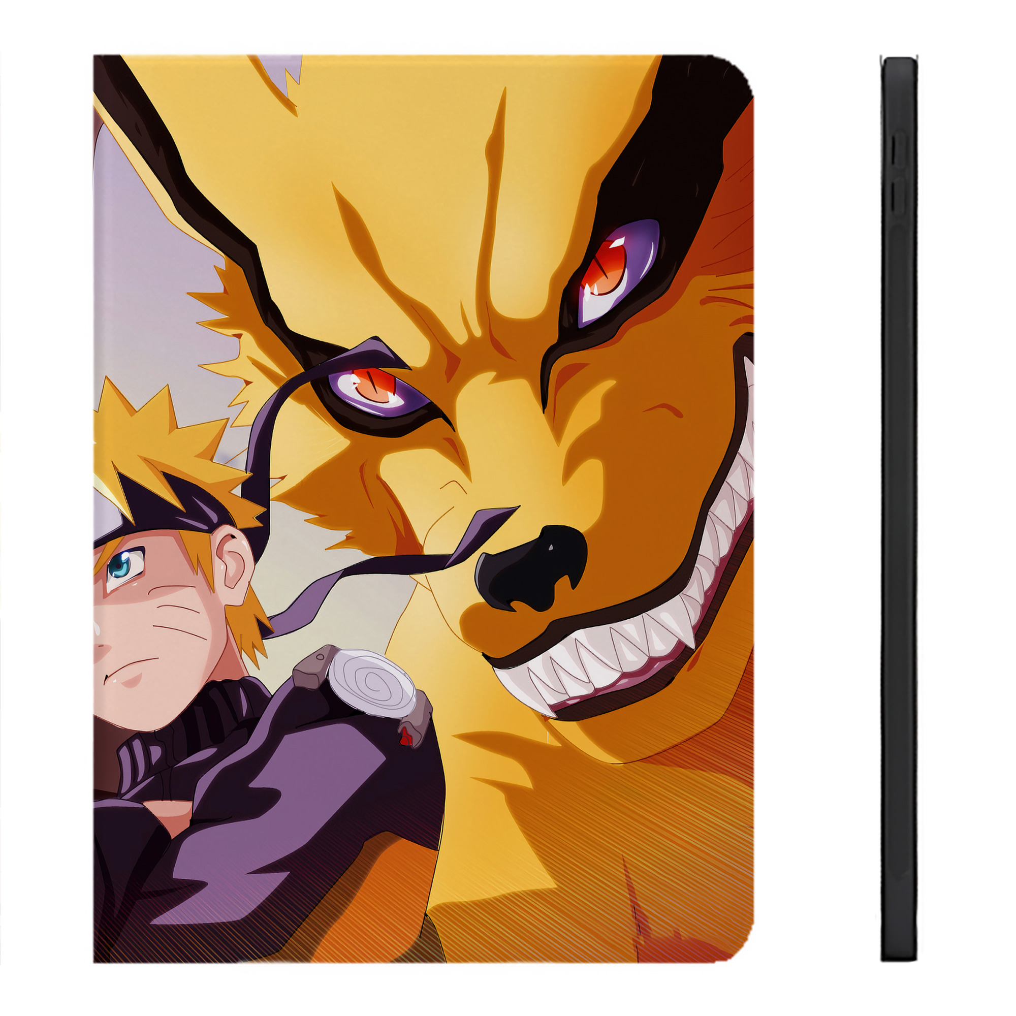 （画像用） NARUTO -ナルト- NARUTO -ナルト- 疾風伝 IPadケース ペンホルダー付き ブックスタイルデザイン